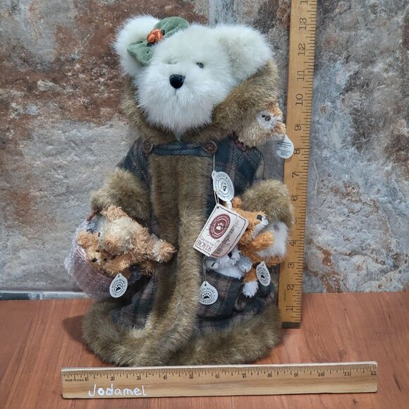 Vintage Boyds Bear Exclusive Edition Fern Woodsbeary with Pippen Alvin Timothy T - Picture 8 of 16